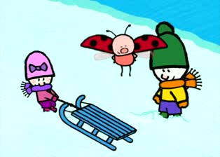 画一个雪橇给我